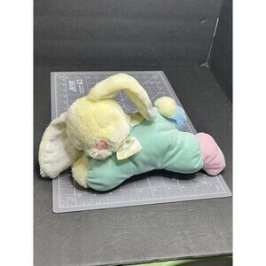 VTG Eden Plush Bunny Rabbit Pastel Musical Wind Up “You Are My Sunshine”